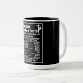 リンおもしろいマンの栄養事実 ツートーンマグカップ (正面右)