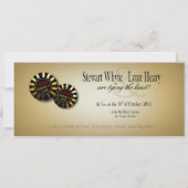 リンのMETALLIC ICE ラスベガス デラックス ウェディング 招待状 (裏面)