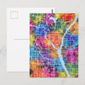 リンイ中国シティマップ ポストカード (正面/裏面)