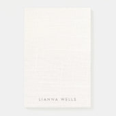 リンエレガントミニマルンパーソナライズされた(イメージ) ポストイット (正面)