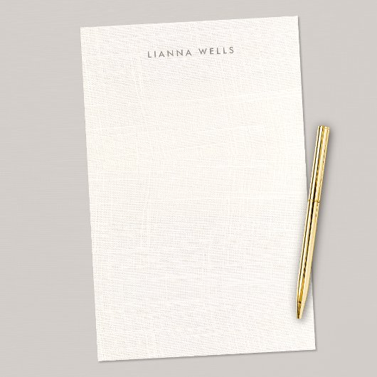 リンエレガントミニマルンパーソナライズされた(イメージ) 便箋
