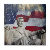 リンカーンと花火 タイル (正面)