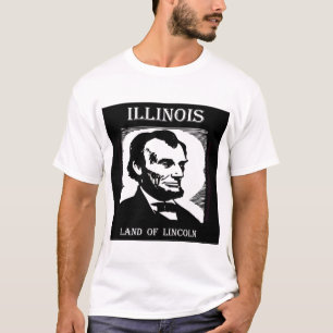 リンカーンのイリノイの土地 Tシャツ