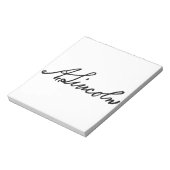 リンカーンのサイン ノートパッド (回転)