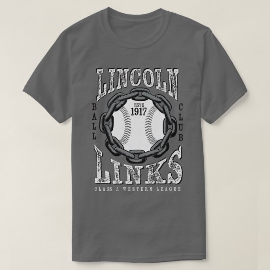 リンカーンのリンク Tシャツ (デザイン正面)