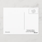 リンカーンの列車のニューハンプシャーの東の枝及び郵便はがき ポストカード (裏面)