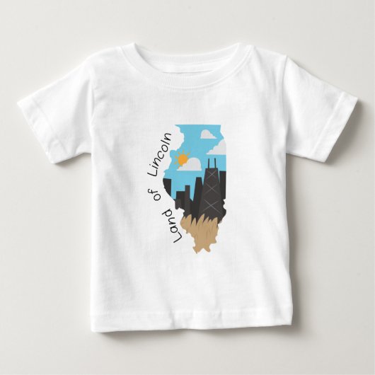 リンカーンの土地 ベビーTシャツ (正面)