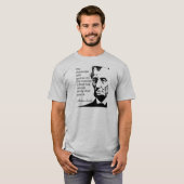 リンカーンの引用Tシャツ Tシャツ (正面フル)