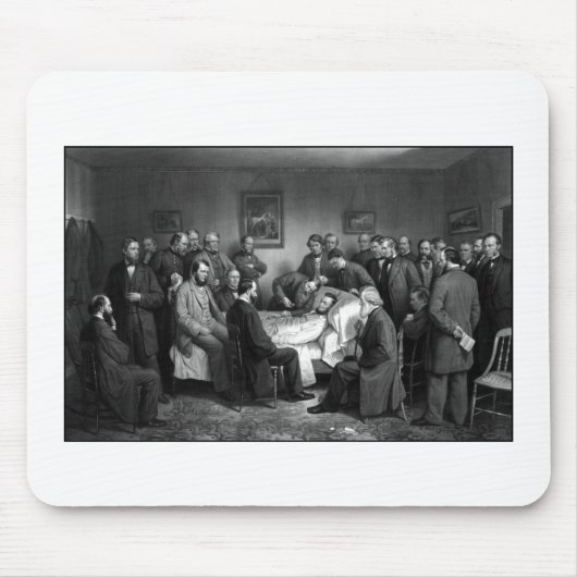 リンカーンの臨終 マウスパッド (正面)