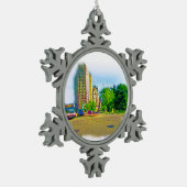 リンカーンアベニュー スノーフレークピューターオーナメント (左)