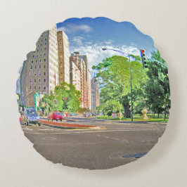 リンカーンアベニュー ラウンドクッション