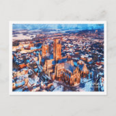 リンカーンイングランド美しい水彩風景 ポストカード (正面)