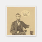 リンカーンエイジズオアンジェルスヒストリック引用文 スタンダードカクテルナプキン (正面)