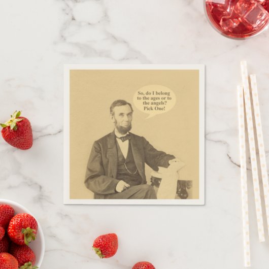 リンカーンエイジズオアンジェルスヒストリック引用文 スタンダードカクテルナプキン (インサイチュ)