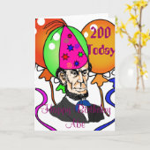 リンカーンカード カード (黄色い花)