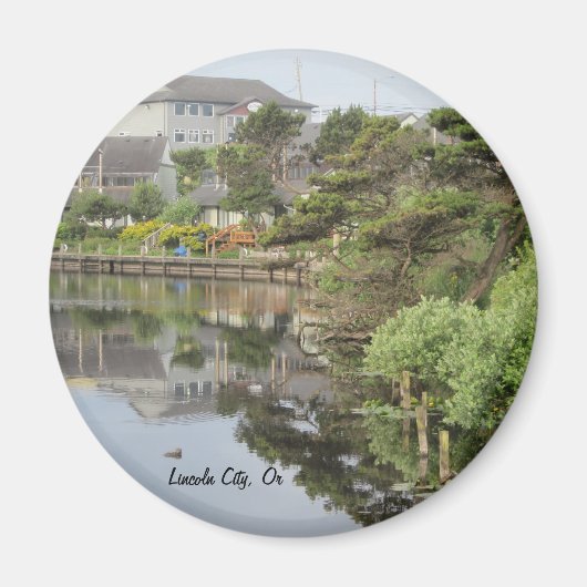 リンカーンシティオレゴン マグネット (正面)