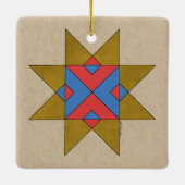 リンカーンシャーのアユスクリスウィッチマーク セラミックオーナメント (裏面)