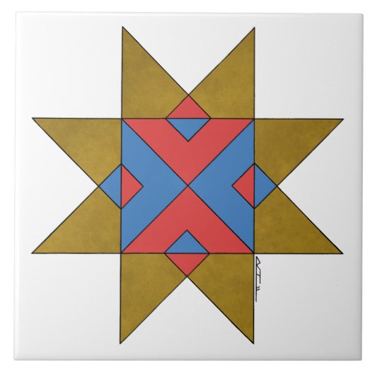 リンカーンシャーのアユスクリスウィッチマーク タイル (正面)