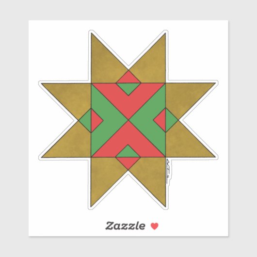 リンカーンシャーのアユークリスウィッチマーク赤と緑 シール (シート)