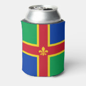 リンカーンシャークーラーボックス国旗 缶クーラー (缶裏面)