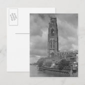 リンカーンシャー州ボストン・スタンプと川のウェランド ポストカード (正面/裏面)