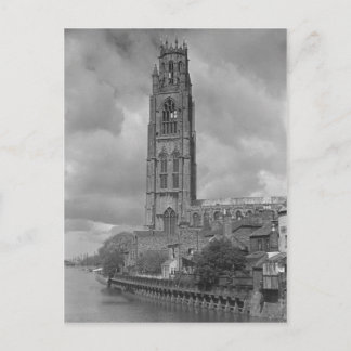 リンカーンシャー州ボストン・スタンプと川のウェランド ポストカード