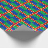 リンカーンシャー州旗の包装紙 ラッピングペーパー (角)