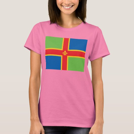 リンカーンシャー州旗 Tシャツ (正面)