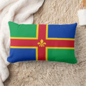 リンカーンシャー州枕の国旗 ランバークッション (ブランケット)