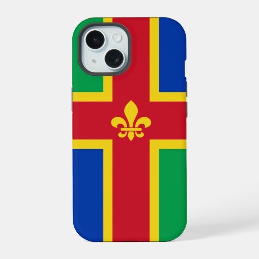 リンカーンシャー州Case-Mate iPhoneケース国旗 iPhone 15ケース (裏面)