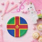 リンカーンシャー紙プレート国旗 ペーパープレート (パーティー)