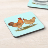 リンカーンシャー・バフ・チキン コースター (左側)