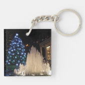 リンカーンセンターのクリスマスツリー – keychain キーホルダー (裏面)