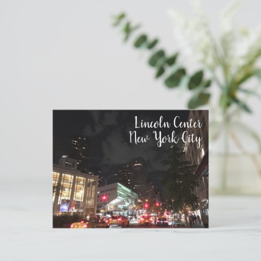 リンカーンセンターニューヨークシティNYC写真 ポストカード (スタンド正面)