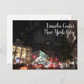 リンカーンセンターニューヨークシティNYC写真 ポストカード (正面/裏面)