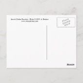 リンカーンセンター噴水 ポストカード (裏面)