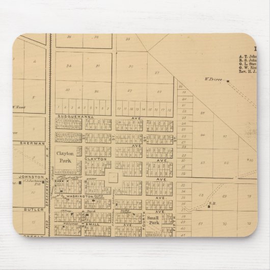 リンカーンデラウェア マウスパッド (正面)