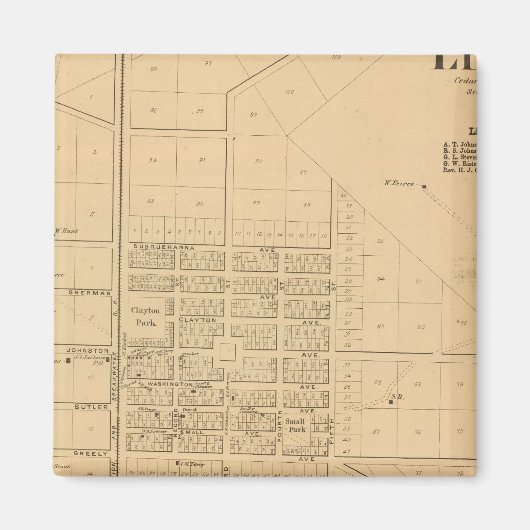 リンカーンドデラウェア マグネット (正面)