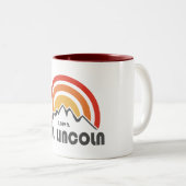 リンカーンニューハンプシャー山 ツートーンマグカップ (正面右)