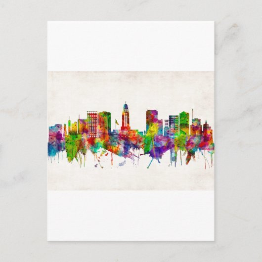 リンカーンネブラスカスカイライン シーズンポストカード (正面)