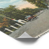 リンカーンハイウェイアットグランドビューポイントポストカード ポスター (角)