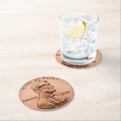 リンカーンペニー ラウンドペーパーコースター (インサイチュ)