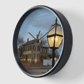 リンカーンホームアットナイト 壁時計 (傾斜)