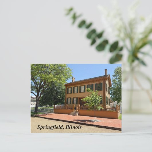 リンカーンホームヒストリックサイト シーズンポストカード (スタンド正面)