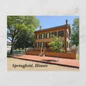 リンカーンホームヒストリックサイト シーズンポストカード (正面)