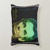 リンカーンポートレート文字ポスター アクセントクッション (正面(垂直))