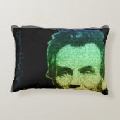 リンカーンポートレート文字ポスター アクセントクッション (裏面)