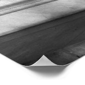 リンカーンメモリアルB&W ポスター (角)