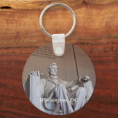 リンカーン像キーチェーン キーホルダー (正面)