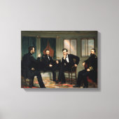 リンカーン大統領の小さい絵画 平和創造者 キャンバスプリント (正面)